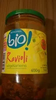Mängden socker i Ravioli végétariens