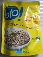 Mängden socker i Riz complet & quinoa rouge bio