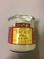 Mängden socker i Yaourt brassé vanille
