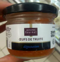 Mängden socker i Œufs de truite monoprix