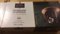 Mängden socker i Les Moelleux au chocolat au coeur fondant, surgelées