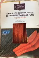 Mängden socker i Emincés de saumon rouge du Pacifique sauvage fumé
