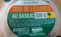 Mängden socker i Trio de légumes au basilic