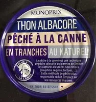 Mängden socker i Thon albacore peché à la ligne