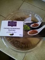 Mängden socker i Caviar d'aubergines fraîches grillées au four