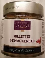 Mängden socker i Rillettes de maquereau au poivre du Sichuan