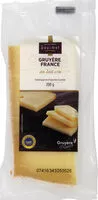 Mängden socker i Gruyère France au lait cru