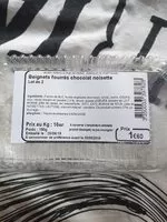 Mängden socker i Beignets fourrés chocolat noisette