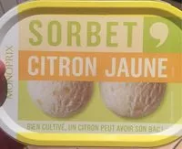 Mängden socker i Sorbet citron jaune