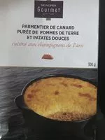 Mängden socker i Parmentier de canard purée de pommes de terre et patates douces cuisiné aux champignons de Paris