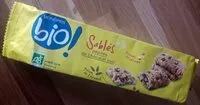 Mängden socker i Sablés pépites de chocolat noir