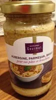 Mängden socker i Sauce aubergine parmesan basilic