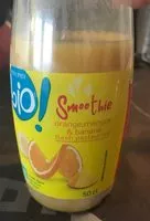 Mängden socker i Smoothie orange, mangue et banane