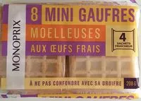 Mängden socker i 8 mini gaufres