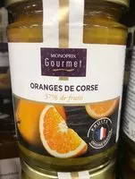 Mängden socker i Orange de corse
