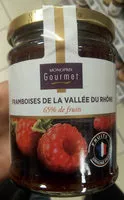 Mängden socker i Confiture aux framboises de la vallée du Rhône, 65% de fruits