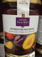 Mängden socker i Les recettes exclusives prune, baie d'églantier, framboise