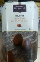 Mängden socker i Truffes chocolat noir pur beurre de cacao