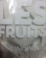 Mängden socker i Les Fruits