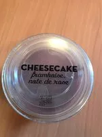 Mängden socker i Cheesecake framboise note de rose