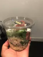 Mängden socker i Salade de pâtes dès de fêta et olives