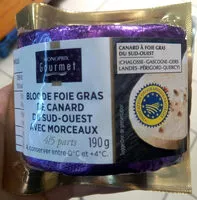 Mängden socker i Bloc de foie gras de canard du Sud-Ouest avec morceaux