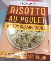 Mängden socker i Risotto poulet champignon