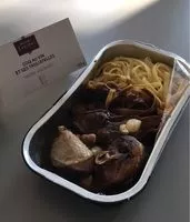 Mängden socker i Coq au vin et ses tagliatelles