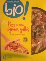 Mängden socker i Pizza aux légumes grillés