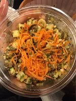 Mängden socker i LA salade bio Lentilles Panais