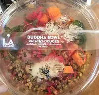 Mängden socker i Buddha bowl patate douce
