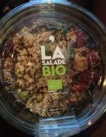 Mängden socker i La salade bio Quinoa Fruits secs