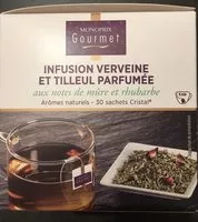 Mängden socker i Infusion verveine et tilleul parfumée