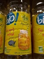 Mängden socker i Thé vert infuse saveur menthe