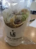 Mängden socker i Le wrap Bacon, crudités