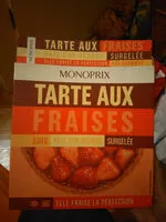 Mängden socker i Tarte aux fraises surgelée