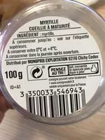 Mängden socker i Myrtilles