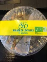 Mängden socker i Salade de lentilles et legumes