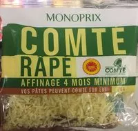 Mängden socker i Comte rape