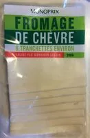 Mängden socker i Fromage de chevre