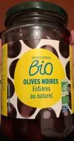 Mängden socker i Olives noires entières au naturel