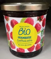 Mängden socker i Confiture extra Framboise Bio