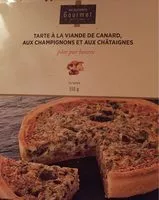 Mängden socker i Tarte à la Viande de Canard, aux Champignons et aux Châtaignes - Pâte Pur Beurre