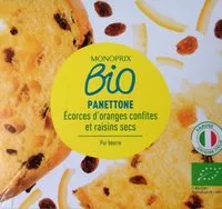 Mängden socker i Panettone écorces d'oranges confites