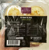 Mängden socker i 16 minis blinis citron aneth