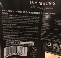 Mängden socker i mini blinis sarrasin pavot