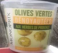 Mängden socker i Olives vertes aux herbes de provence