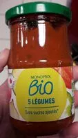 Mängden socker i Sauce 5 légumes