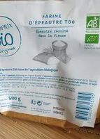 Mängden socker i Farine d'épeautre T80