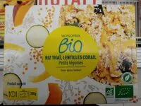 Mängden socker i Riz Thaï, lentilles corail, petits légumes et sauces tandoori
